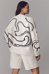 Thumbnail View 6: Pilcro Oversized Embroidered Cardigan Sweater