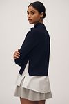 Thumbnail View 3: Maeve Half-Zip Twofer Mock-Neck Sweater