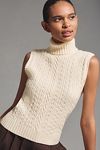 Thumbnail View 1: English Factory Mock-Neck Cable Sweater Tank