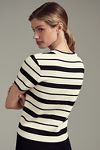 Thumbnail View 2: English Factory Short-Sleeve Striped Knit Sweater