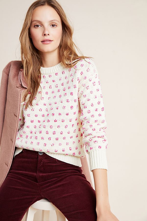Slide View: 1: Meghan Pommed Sweater