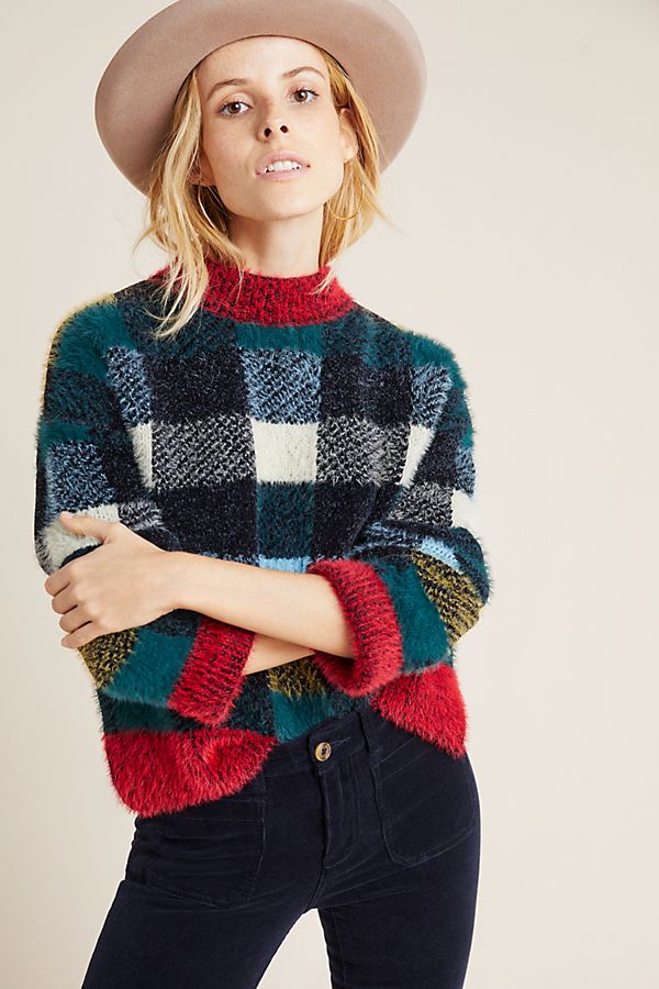 Slide View: 1: Imogene Eyelash Sweater