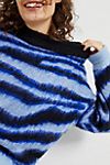 Salma Striped Eyelash Sweater | Anthropologie