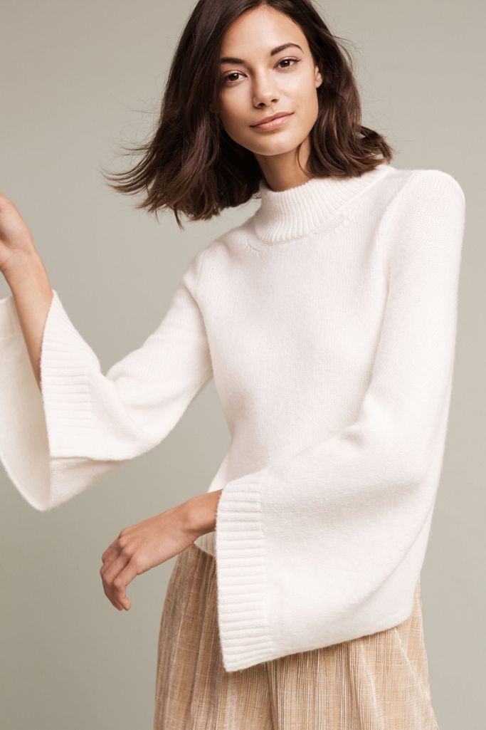 lily silk cashmere turtleneck