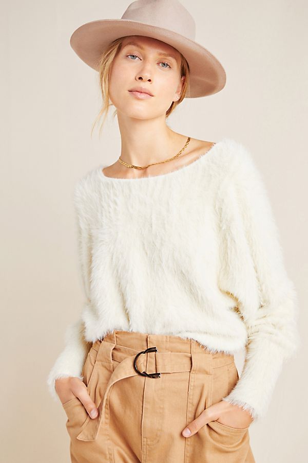 Slide View: 1: Ember Eyelash Sweater