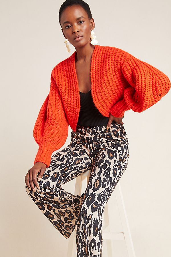 Slide View: 1: Rae Cropped Cardigan