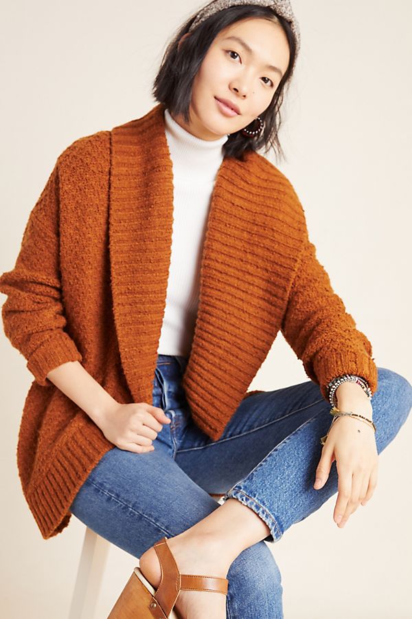 Slide View: 1: Denise Textured Cardigan