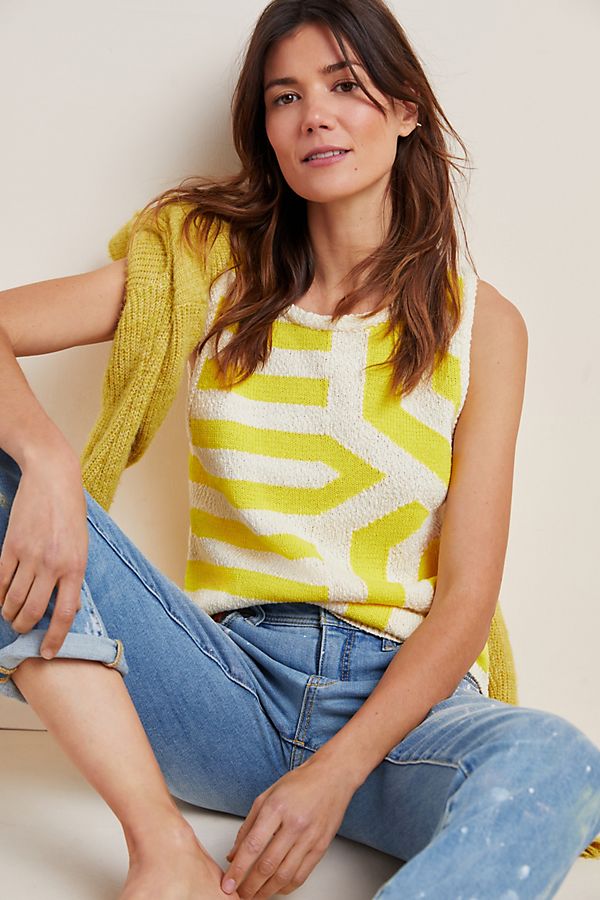 Slide View: 1: Gina Sweater Tank