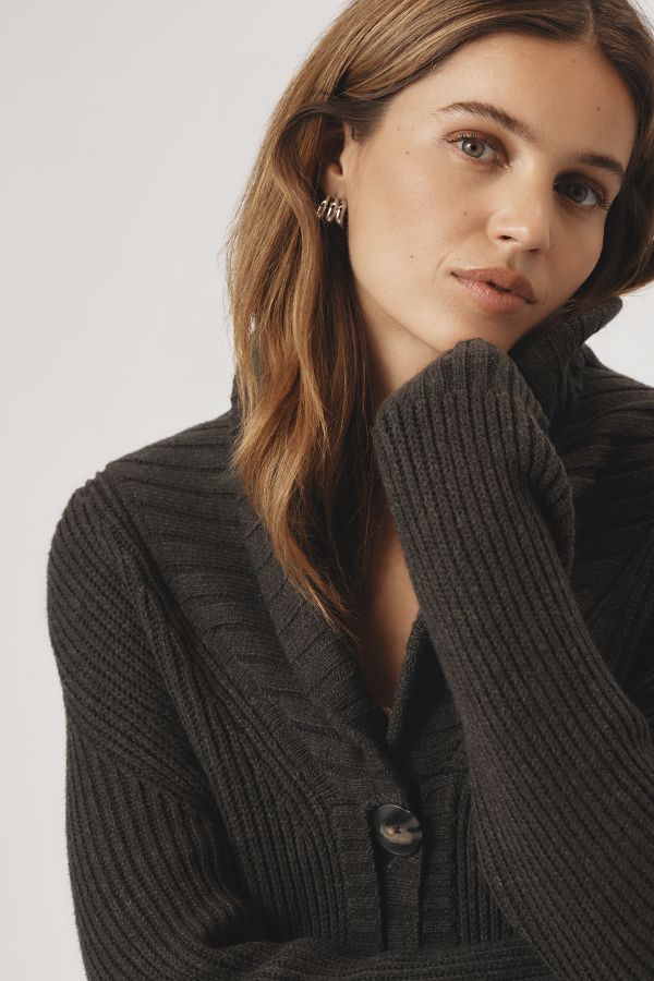 Slide View: 2: Maeve Longline Coatigan Sweater