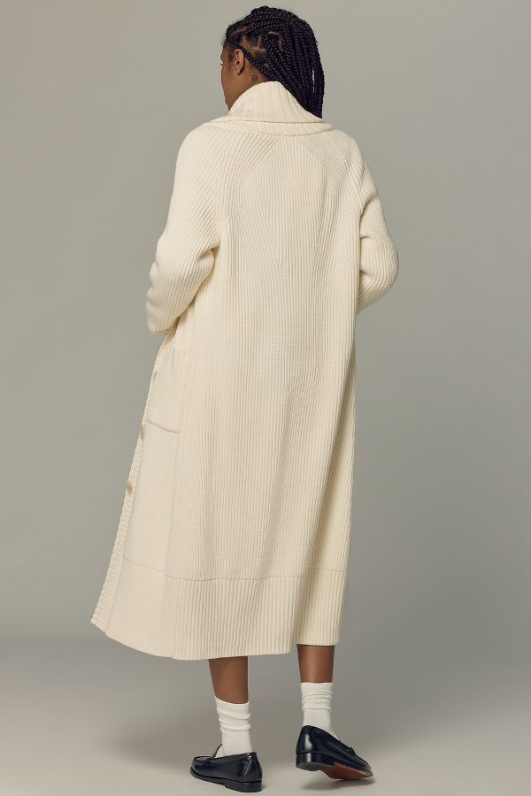 Slide View: 2: Maeve Longline Coatigan Sweater