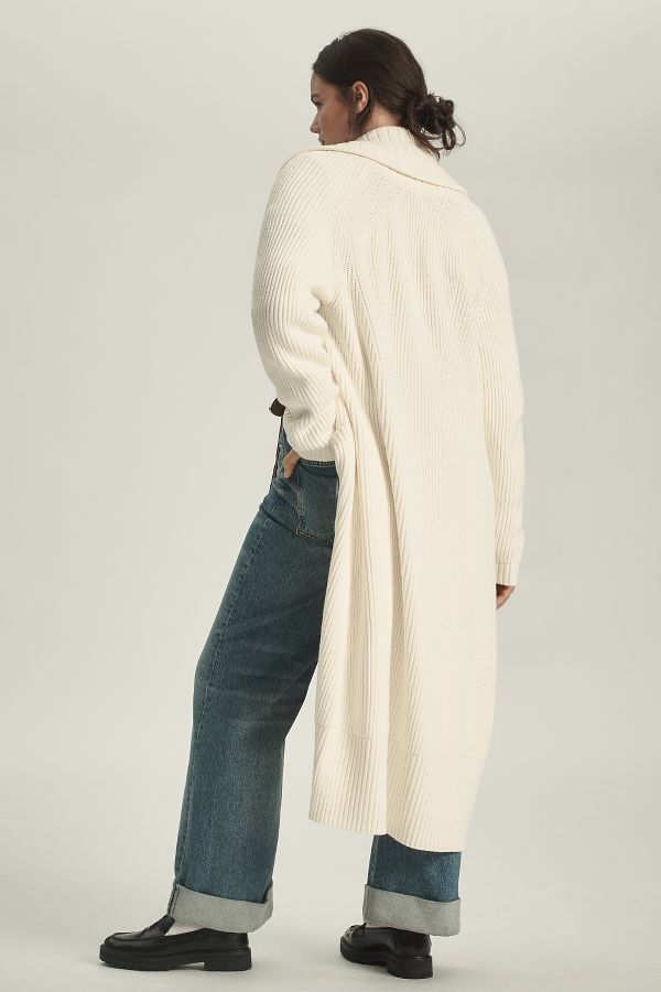 Slide View: 8: Maeve Longline Coatigan Sweater