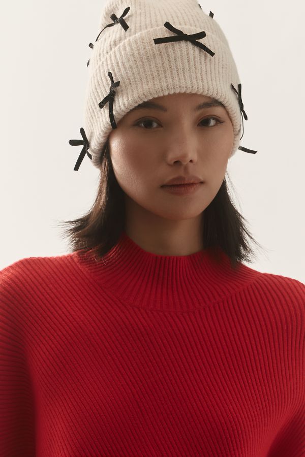 Slide View: 2: The Meredith Mock-Neck Sweater by Maeve