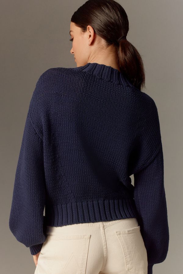 Slide View: 2: The Pippa Mock-Neck Sweater by Maeve: Icon Edition