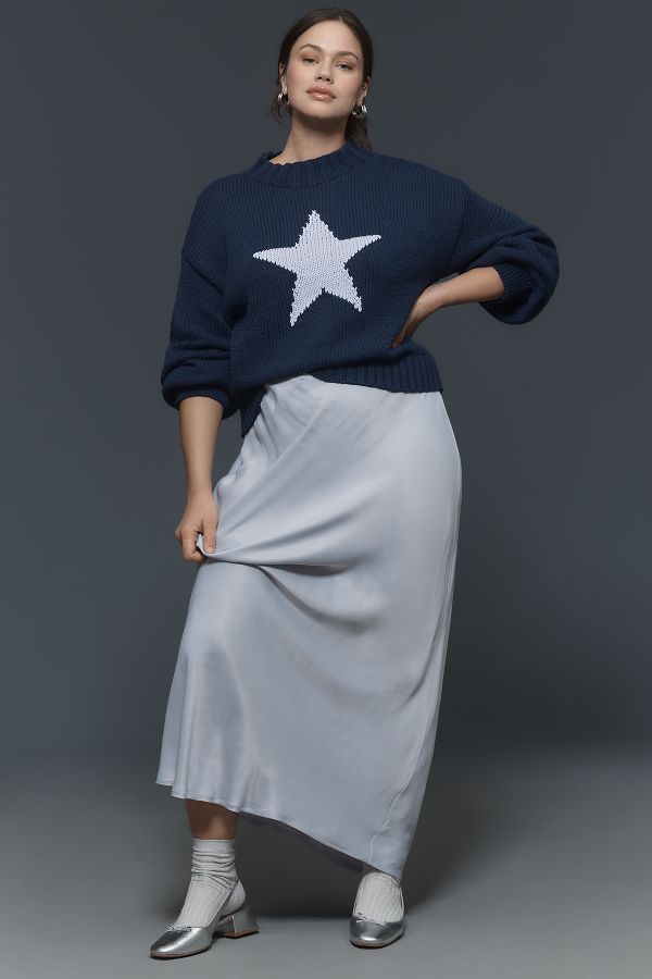 Slide View: 7: The Pippa Mock-Neck Sweater by Maeve: Icon Edition