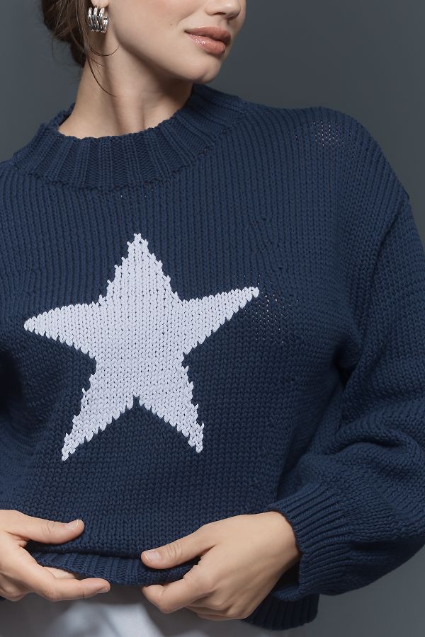 Slide View: 8: The Pippa Mock-Neck Sweater by Maeve: Icon Edition