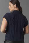 Thumbnail View 6: Pilcro Collared Cable Cardigan Sweater Vest