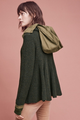 anthropologie evergreen cardigan