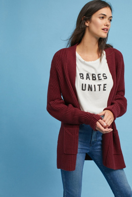 knitted & knotted cardigan