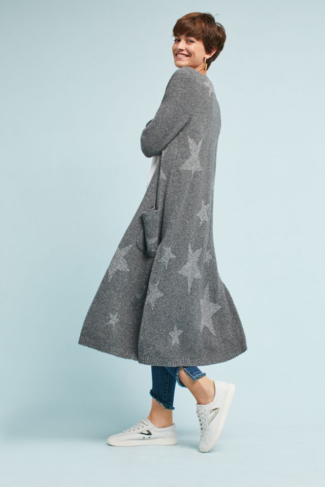Longline Star Cardigan Anthropologie