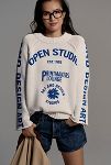 Thumbnail View 1: Pilcro Graphic Printed Crew-Neck Sweater