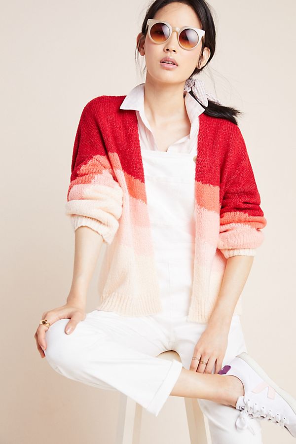 Slide View: 1: Mimi Colorblocked Cardigan