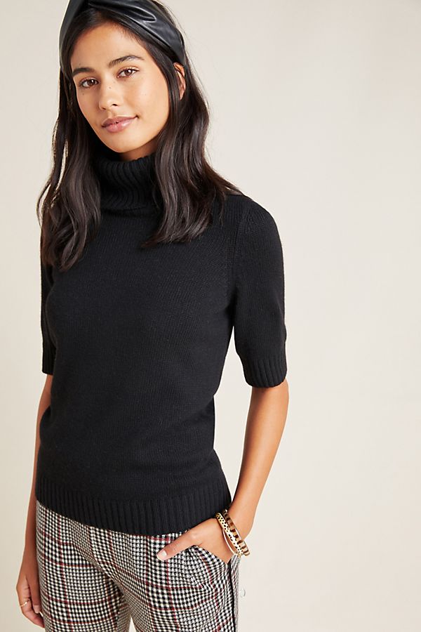 Slide View: 1: Kimberly Turtleneck Sweater Tee
