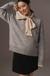 Thumbnail View 1: Endless Rose Tie-Neck Oversized Sweater