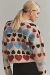 Thumbnail View 2: Free the Roses Multi Heart Cardigan Sweater