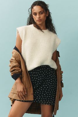 Gilet en tricot bouclé FRNCH à col rond