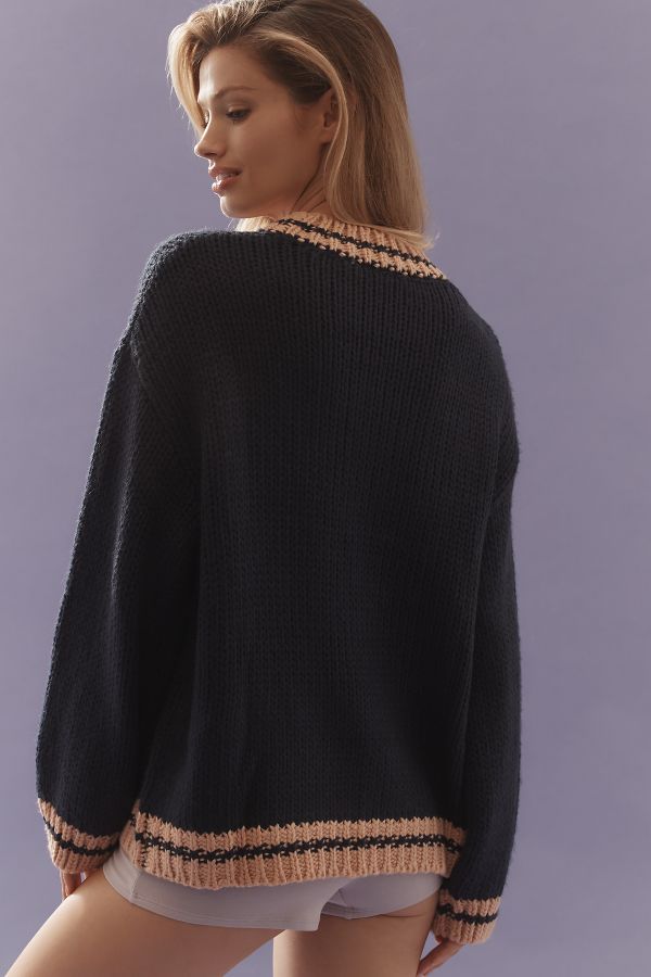 Slide View: 3: Maeve Graphic Crew Neck Sweater