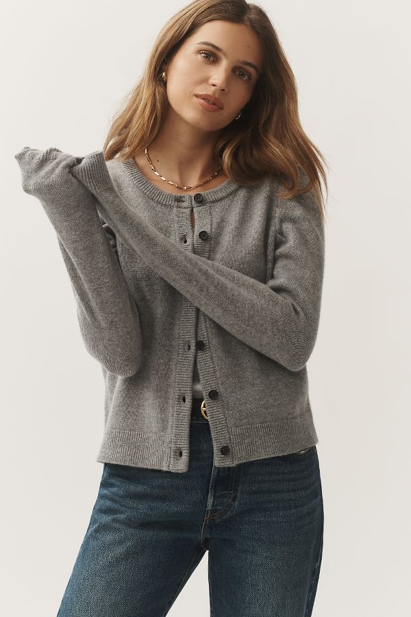 Slide View: 1: Rebecca Minkoff Janine Merino Cardigan Sweater