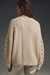 Thumbnail View 2: rag & bone Kat Cable-Knit Grommet Sweater