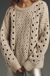 Thumbnail View 3: rag & bone Kat Cable-Knit Grommet Sweater