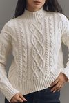 Thumbnail View 5: Michael Stars Suki Mock-Neck Cable Sweater