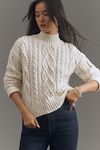 Thumbnail View 2: Michael Stars Suki Mock-Neck Cable Sweater