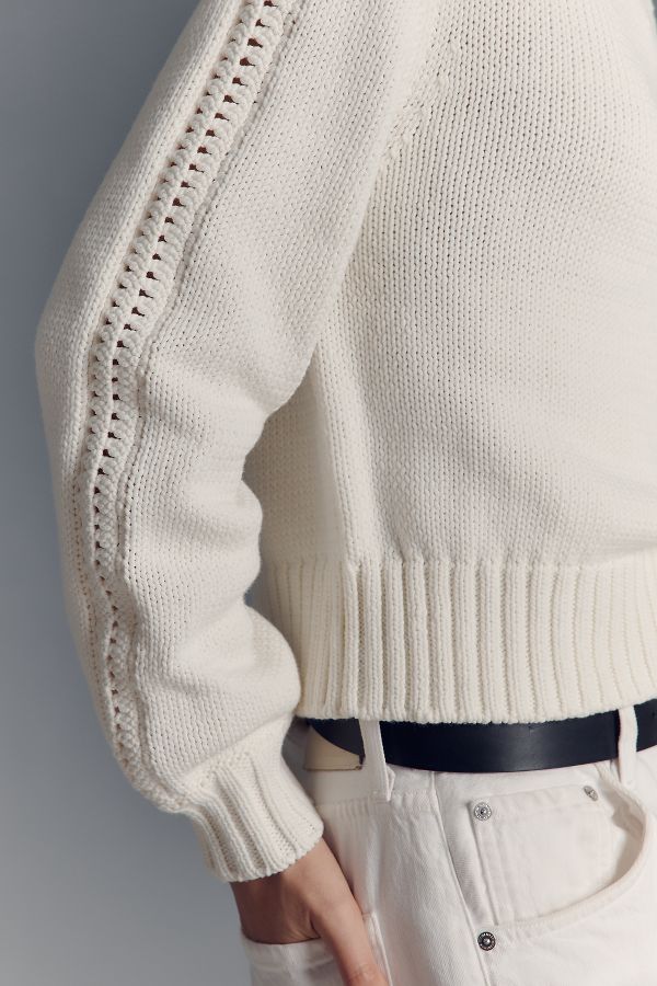 Slide View: 3: Michael Stars Merle Crew-Neck Sweater