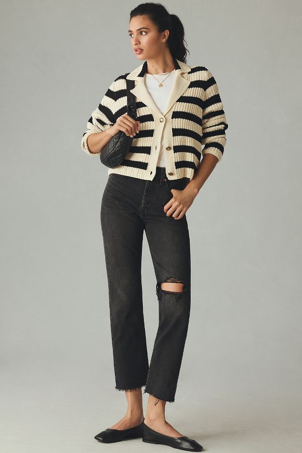 Vista diapositiva: 2: Maeve Cardigan polo in maglia a costine