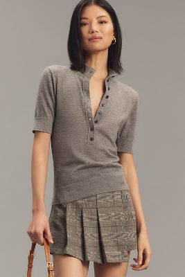 Derek Lam 10 Crosby Violette Mock-Neck Sweater