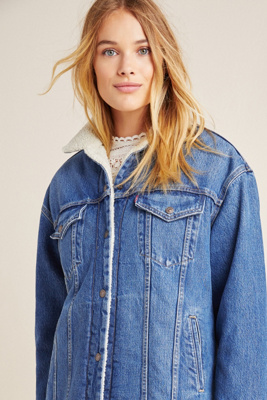 levi's extra long trucker