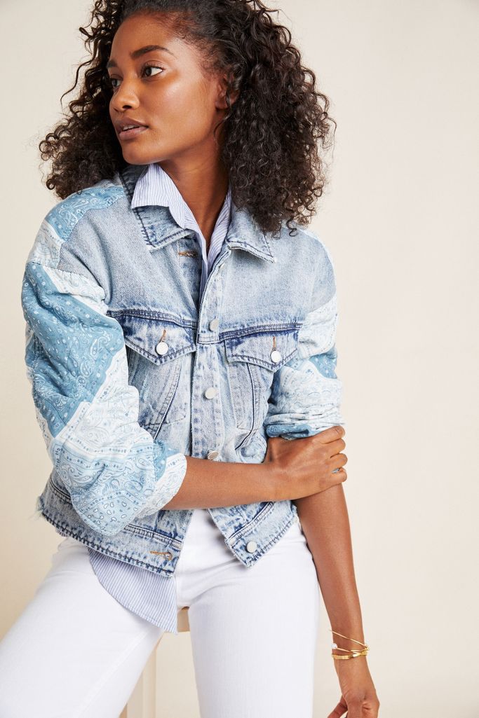 Patchwork Denim Jacket | Anthropologie