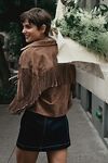 Thumbnail View 1: BLANKNYC Faux Suede Fringe Jacket