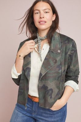 anthropologie camo jacket