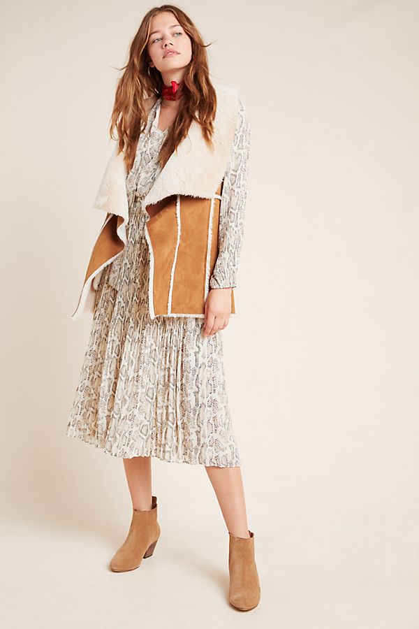 Slide View: 1: Carolina Shearling Vest