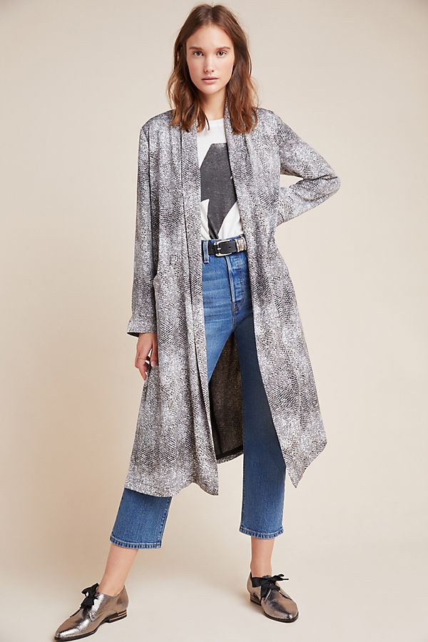 Slide View: 1: Serpentine Duster Jacket