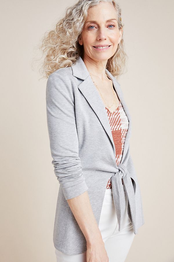 Slide View: 1: Mary Jane Knit Blazer
