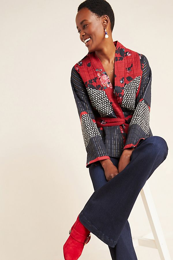 Slide View: 1: Ophelia Kimono Jacket