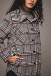 Thumbnail View 2: Greylin Plaid Fuzzy Knit Jacket