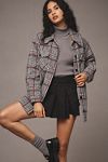 Thumbnail View 1: Greylin Plaid Fuzzy Knit Jacket