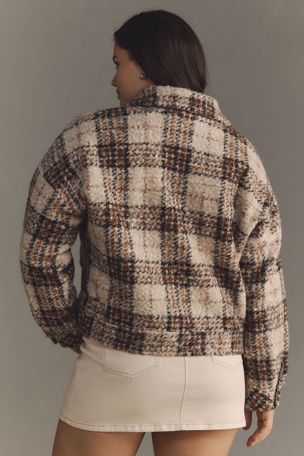 Slide View: 6: Greylin Fuzzy Cropped Jacket