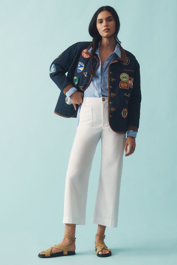 Slide View: 1: Found Farmstead Quilt Patch Jacket